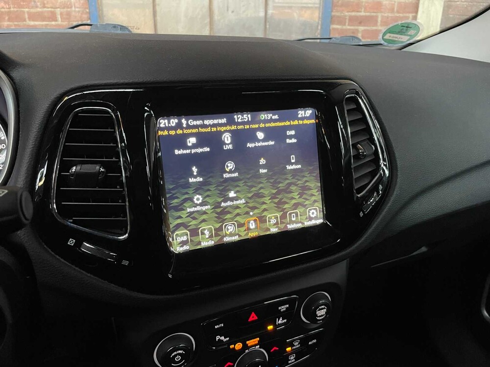 Jeep Compass 1.4 MultiAir Night Eagle 140pk 2019,(eerste eigenaar) -Orig. NL-, XZ-868-P