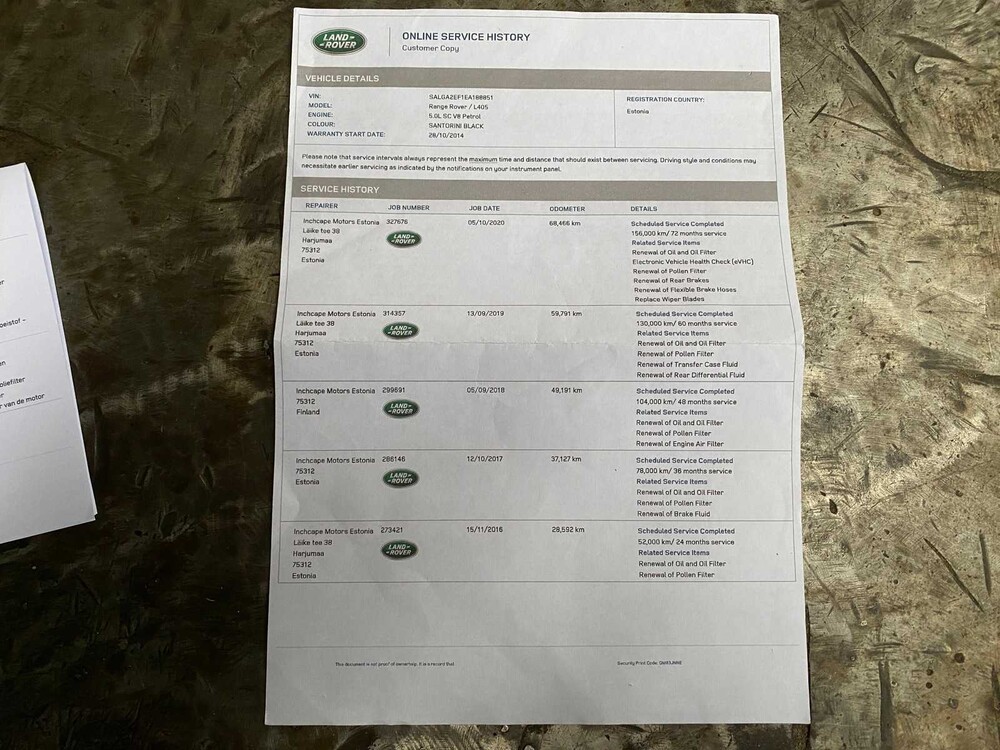 Land Rover Range Rover 5.0 V8 KOMPRESSOR Autobiografie 510PS 2014, N-934-KB