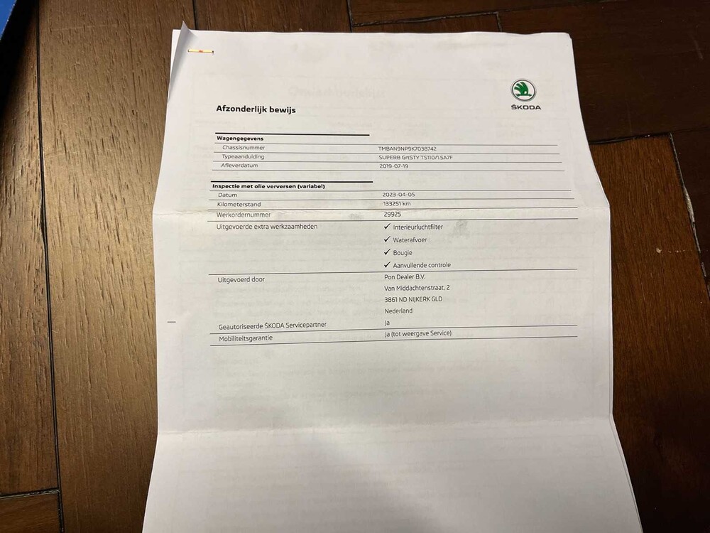 Skoda Superb 1.5 TSI ACT Style Business 150hp 2019 -Orig. NL-, ZR-758-S