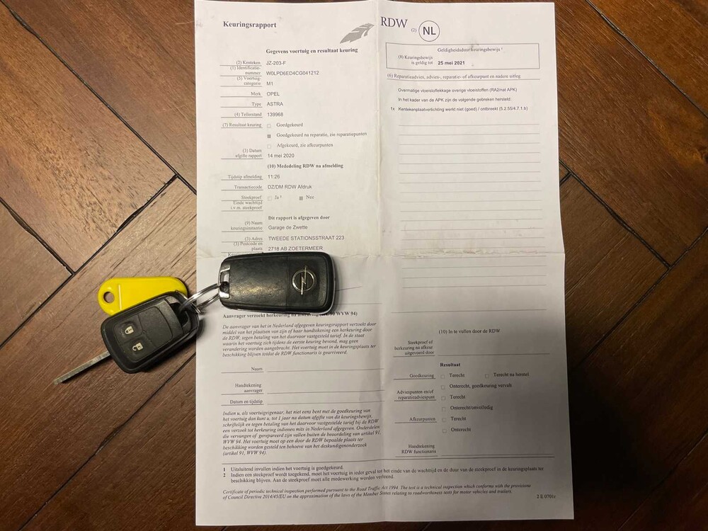 Opel Astra 1.6 Edition 116HP 2011, JZ-203-F