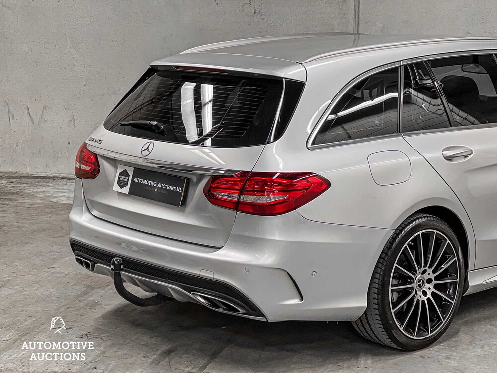 Mercedes-Benz C180 AMG Sport Edition 9G-Tronic 156pk 2018 C-klasse Estate ORIG-NL, TN-117-R