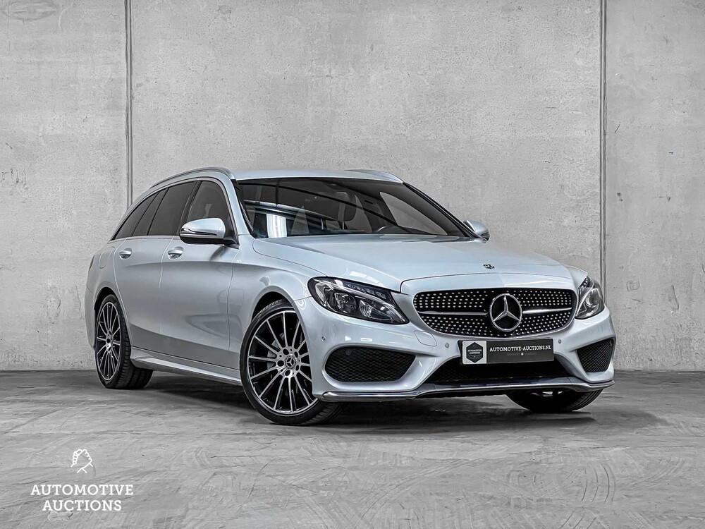 Mercedes-Benz C180 AMG Sport Edition 9G-Tronic 156pk 2018 C-klasse Estate ORIG-NL, TN-117-R