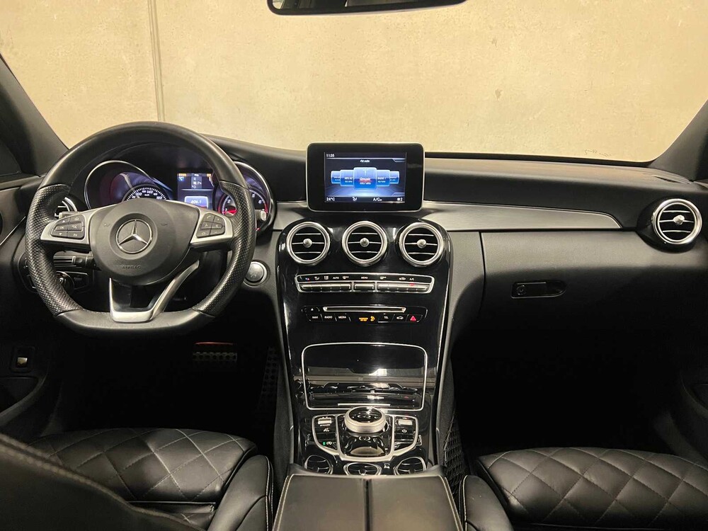 Mercedes-Benz C180 AMG Sport Edition 9G-Tronic 156pk 2018 C-klasse Estate ORIG-NL, TN-117-R