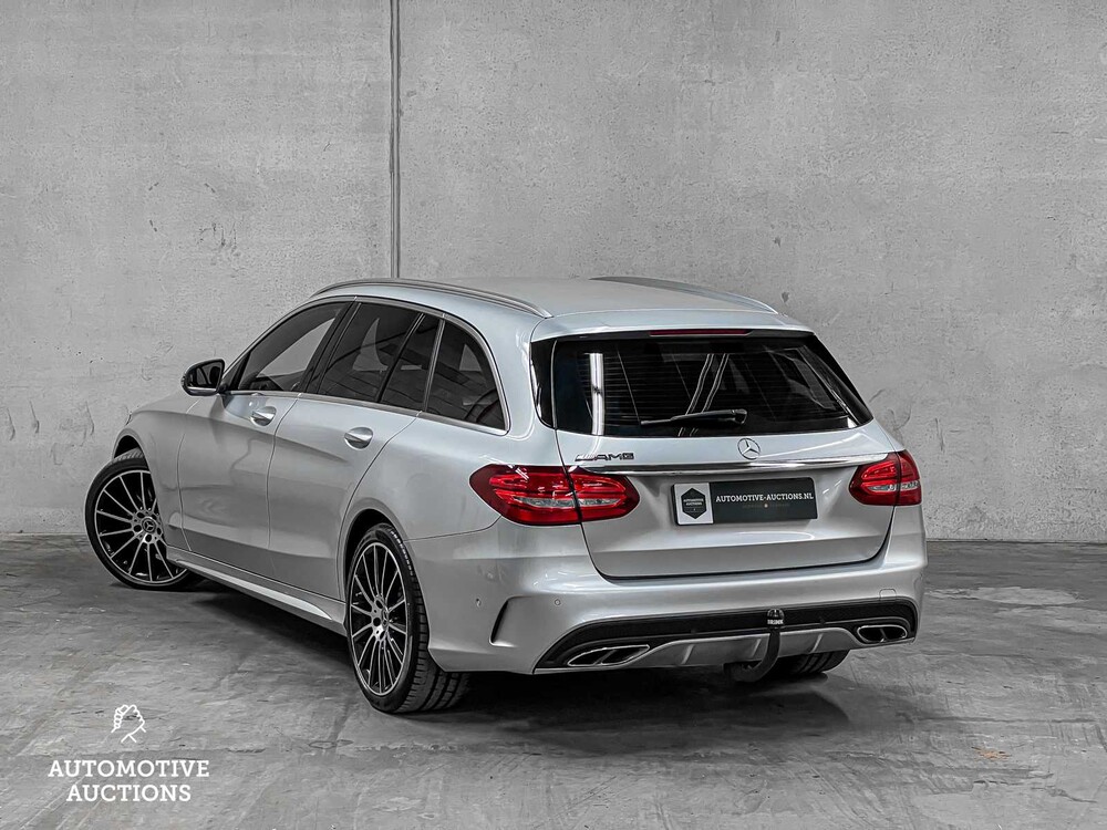Mercedes-Benz C180 AMG Sport Edition 9G-Tronic 156pk 2018 C-klasse Estate ORIG-NL, TN-117-R
