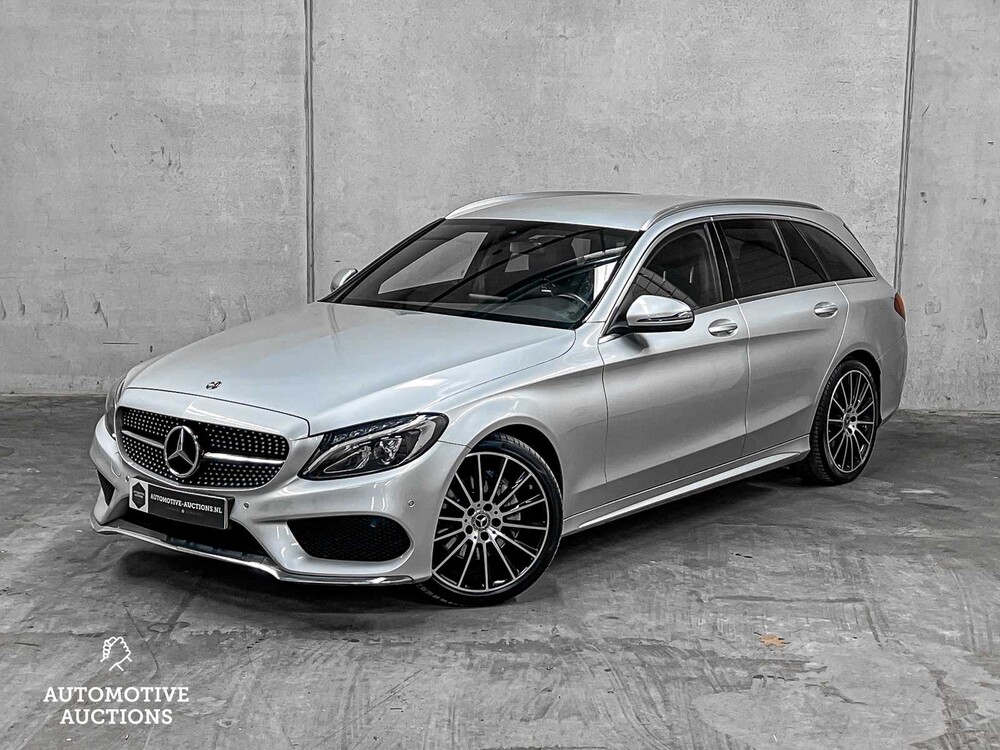 Mercedes-Benz C180 AMG Sport Edition 9G-Tronic 156pk 2018 C-klasse Estate ORIG-NL, TN-117-R