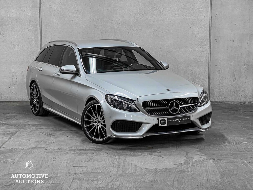 Mercedes-Benz C180 AMG Sport Edition 9G-Tronic 156pk 2018 C-klasse Estate ORIG-NL, TN-117-R