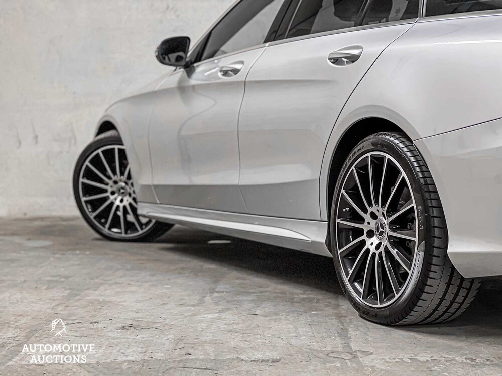 Mercedes-Benz C180 AMG Sport Edition 9G-Tronic 156pk 2018 C-klasse Estate ORIG-NL, TN-117-R