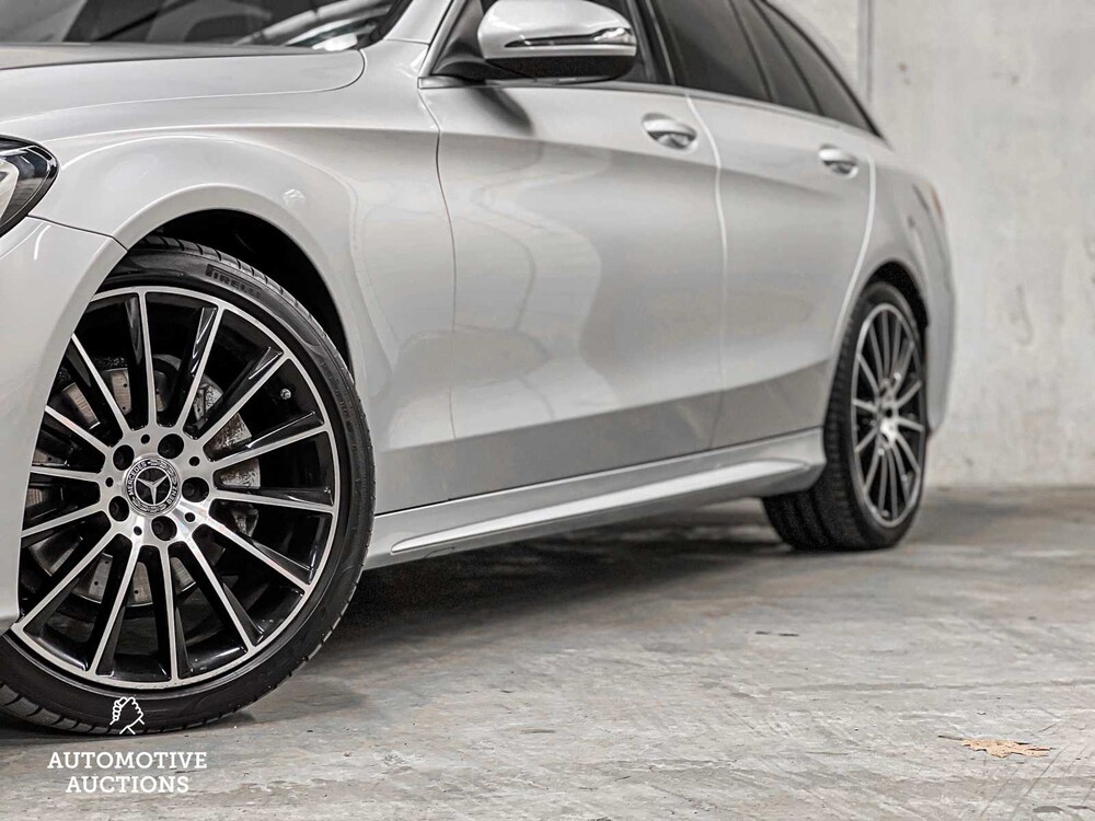 Mercedes-Benz C180 AMG Sport Edition 9G-Tronic 156pk 2018 C-klasse Estate ORIG-NL, TN-117-R