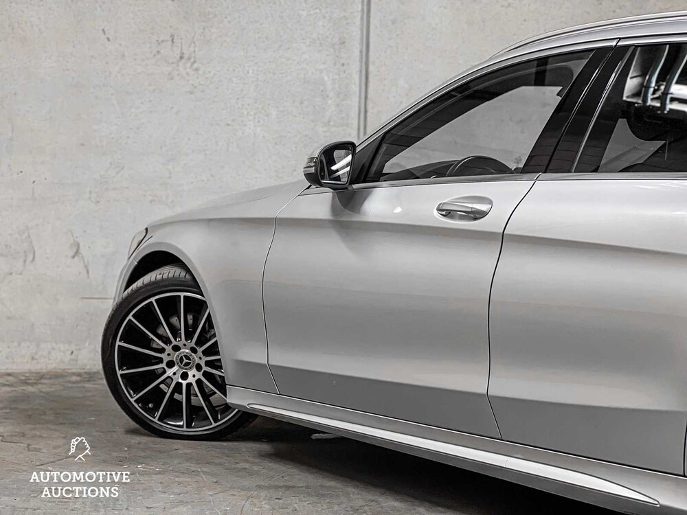 Mercedes-Benz C180 AMG Sport Edition 9G-Tronic 156pk 2018 C-klasse Estate ORIG-NL, TN-117-R
