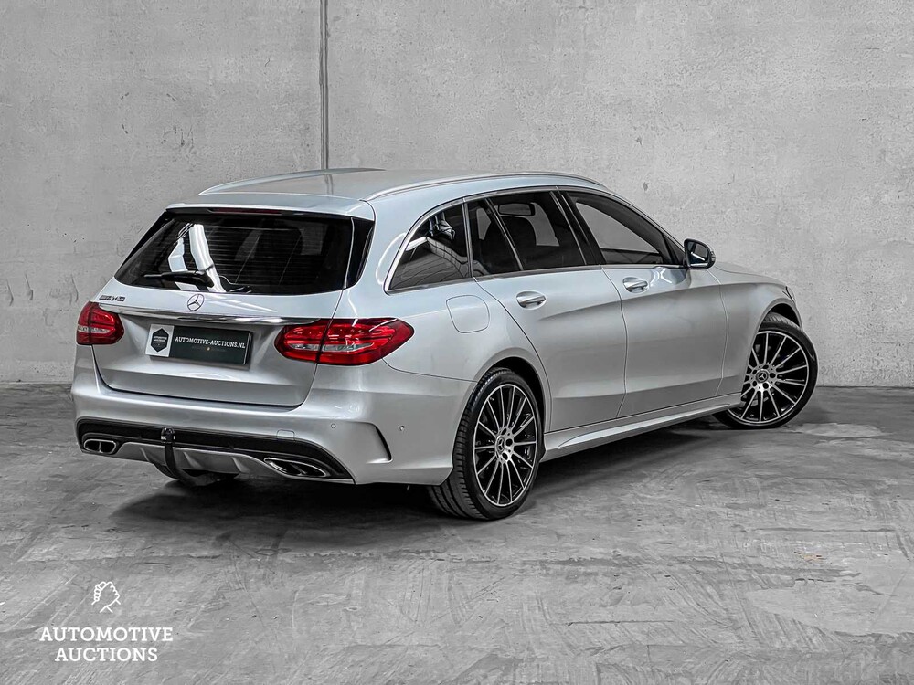 Mercedes-Benz C180 AMG Sport Edition 9G-Tronic 156pk 2018 C-klasse Estate ORIG-NL, TN-117-R