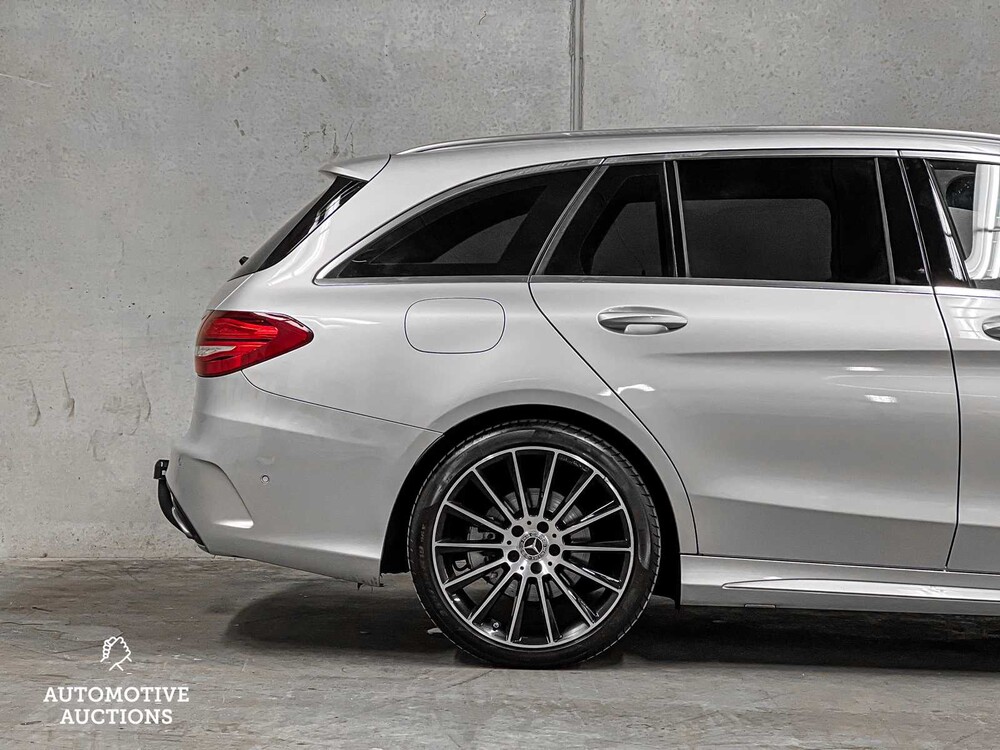 Mercedes-Benz C180 AMG Sport Edition 9G-Tronic 156pk 2018 C-klasse Estate ORIG-NL, TN-117-R