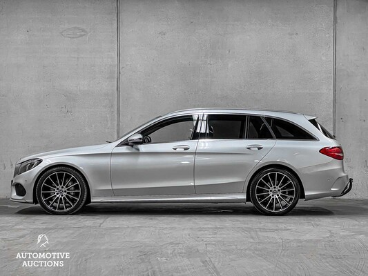 Mercedes-Benz C180 AMG Sport Edition 9G-Tronic 156hp 2018 C-Class Estate ORIG-NL, TN-117-R