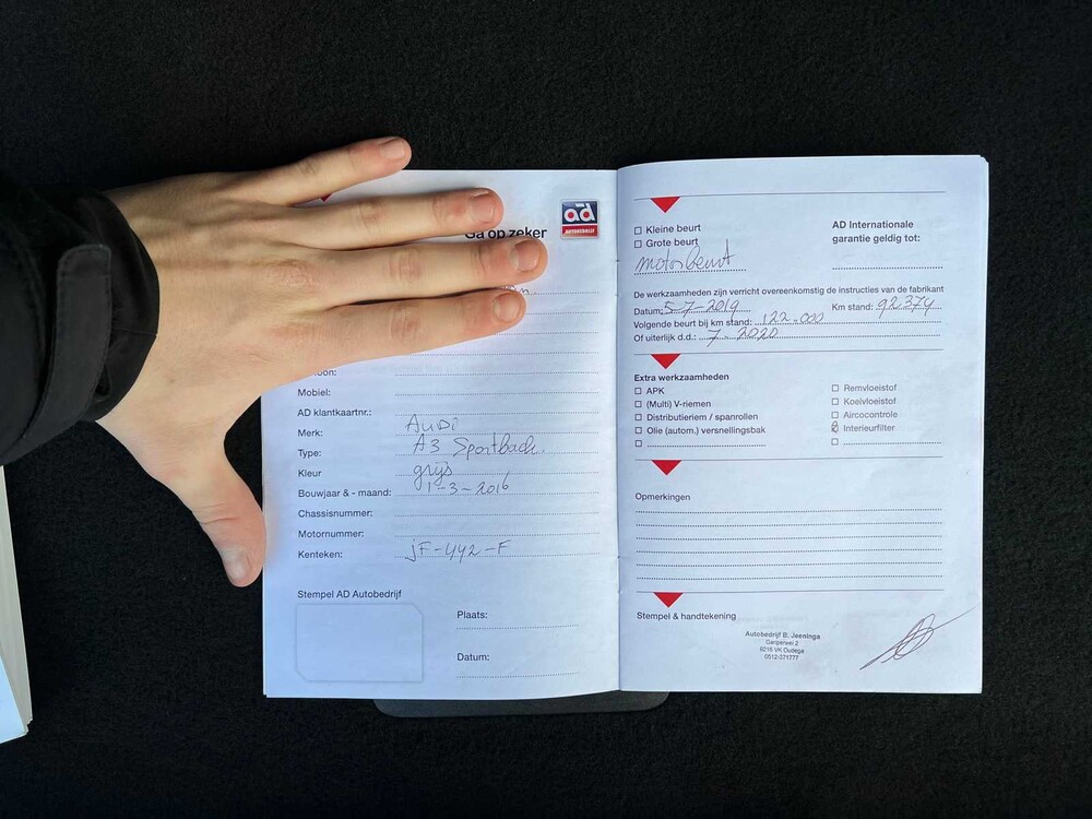 Audi A3 Sportback 1.6 TDI Ambition Pro Line 110pk 2016 -Orig. NL-, JF-442-F