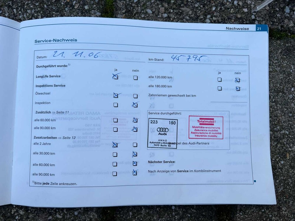 Audi S4 Avant 4.2 V8 Quattro 344PS 2003, TZ-633-G -Youngtimer-