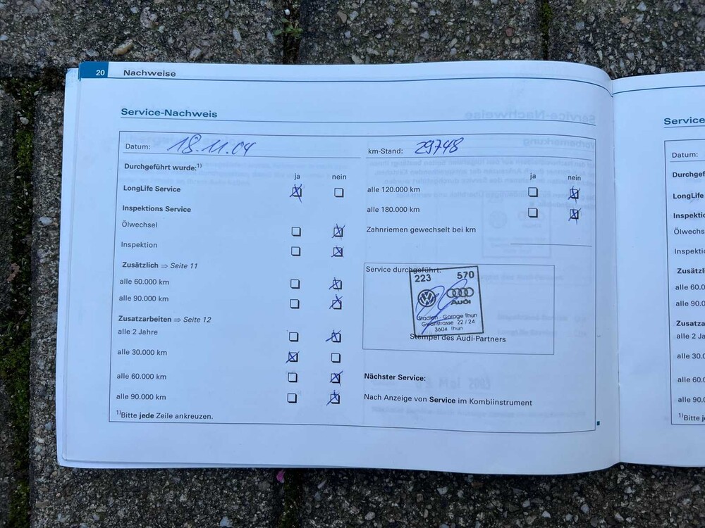 Audi S4 Avant 4.2 V8 Quattro 344PS 2003, TZ-633-G -Youngtimer-