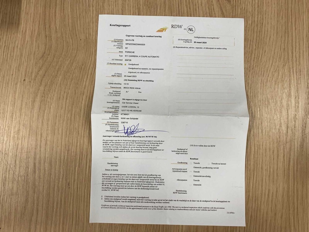 Porsche 911 Carrera 4 996 3.6 Coupé 320hp -Orig. NL- 2002, 64-HV-FB