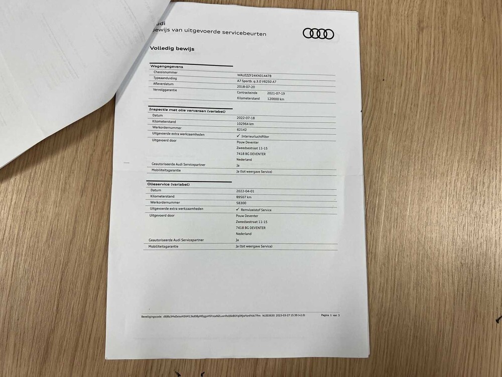 Audi A7 Sportback S-Line 55 TFSI Quattro NEU-MODELL 340PS 2018, N-521-RH