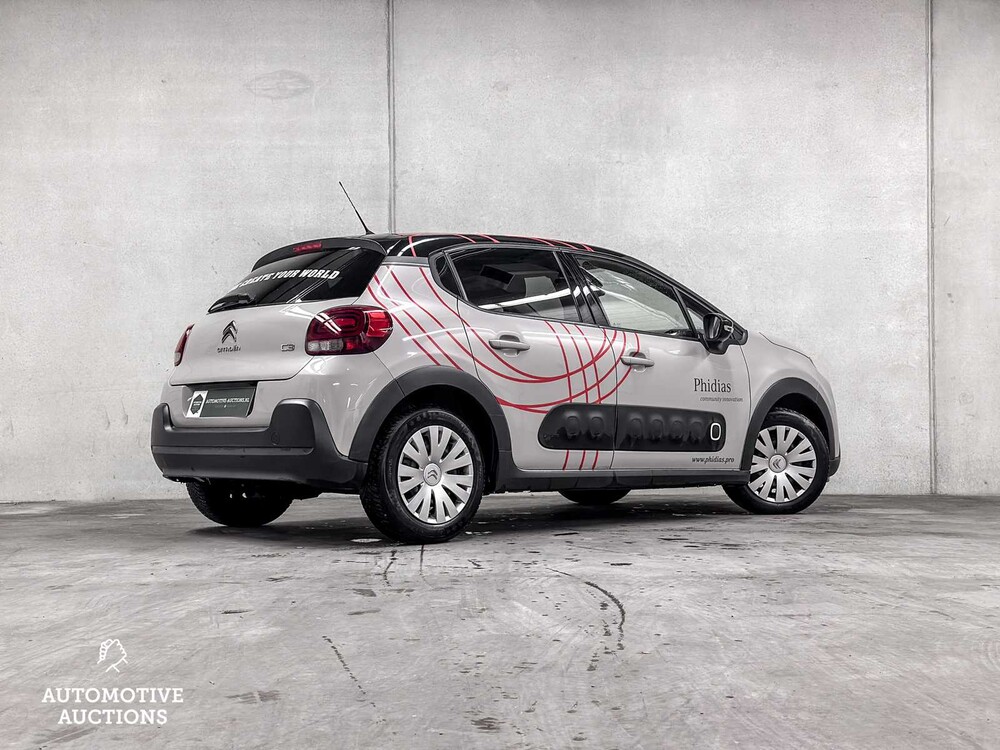 Citroen C3 1.2 PureTech S&S Shine 110pk 2018 -Orig. NL-, XB-639-D
