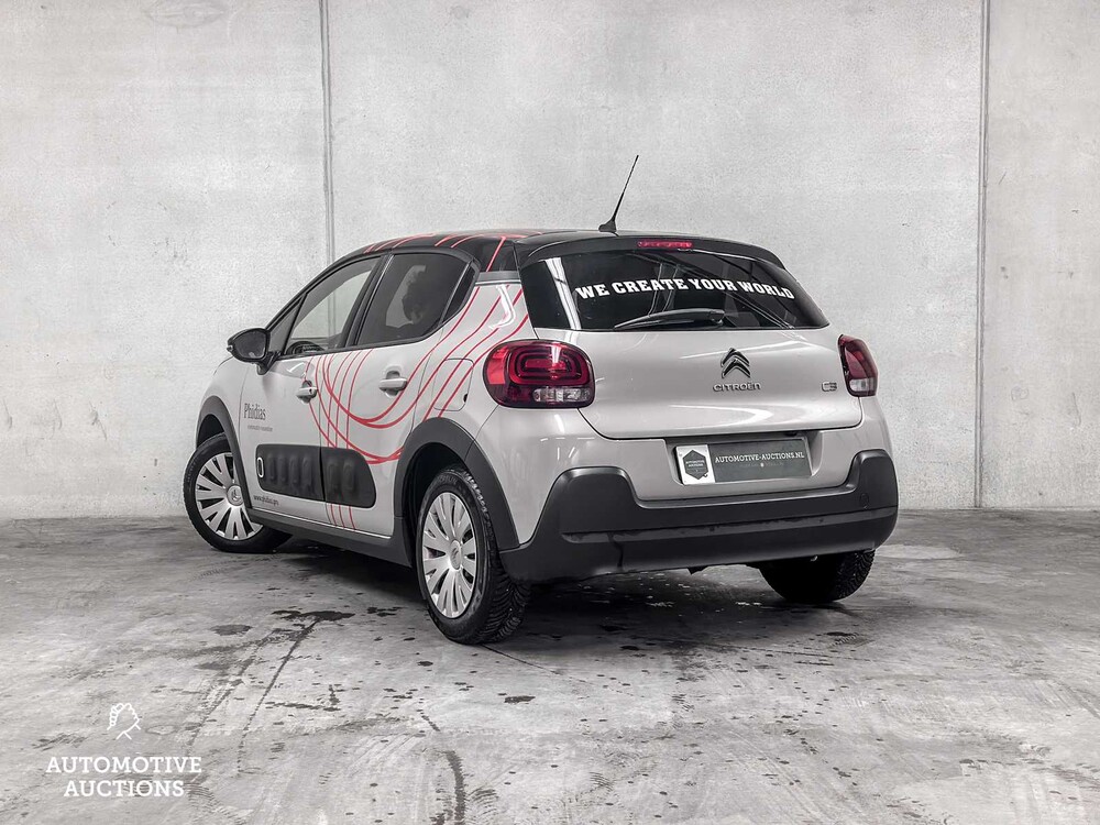 Citroen C3 1.2 PureTech S&S Shine 110pk 2018 -Orig. NL-, XB-639-D