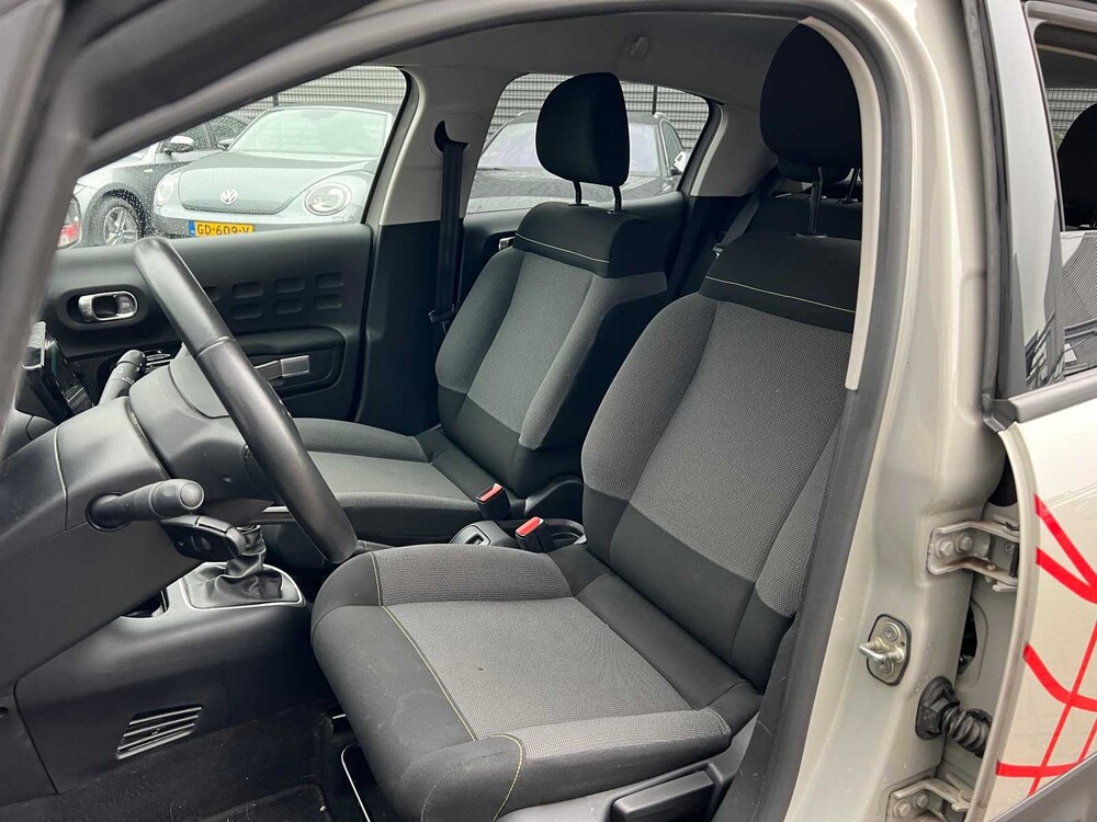 Citroen C3 1.2 PureTech S&S Shine 110pk 2018 -Orig. NL-, XB-639-D