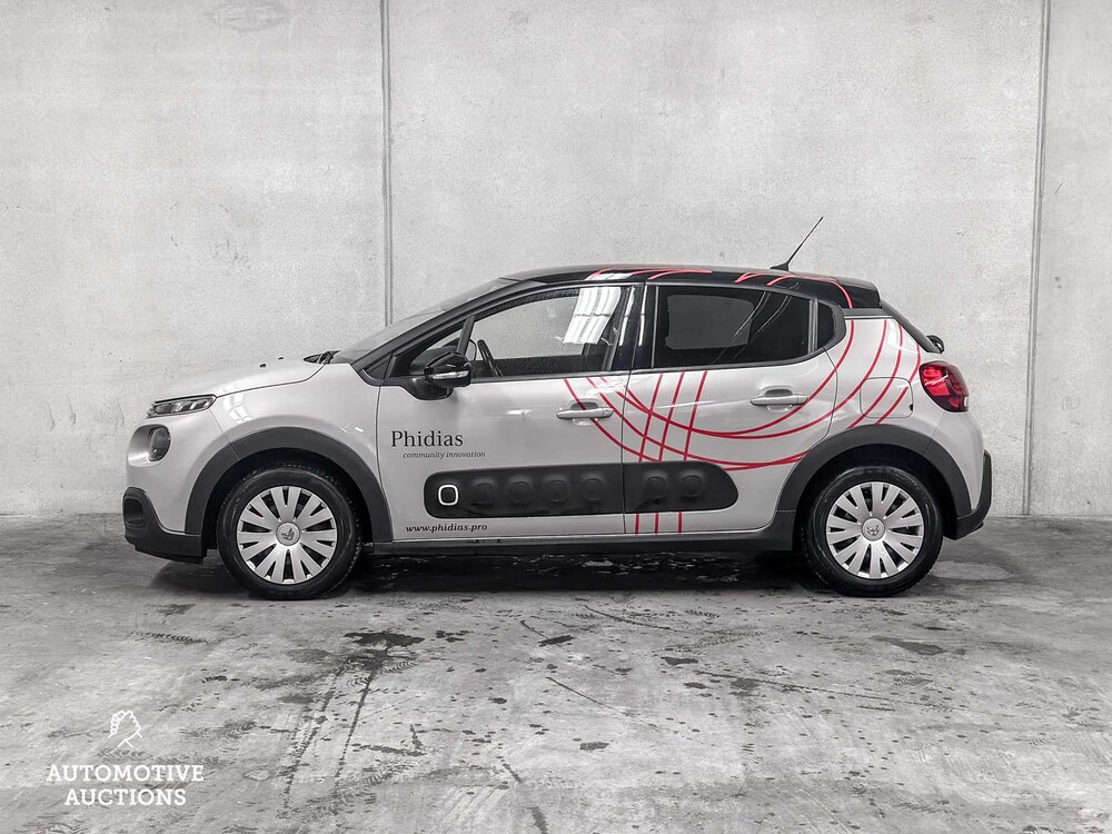 Citroen C3 1.2 PureTech S&S Shine 110pk 2018 -Orig. NL-, XB-639-D