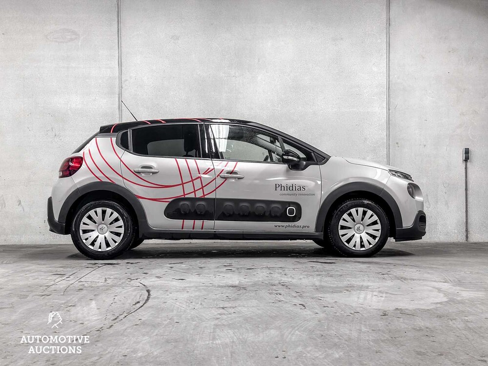 Citroen C3 1.2 PureTech S&S Shine 110pk 2018 -Orig. NL-, XB-639-D