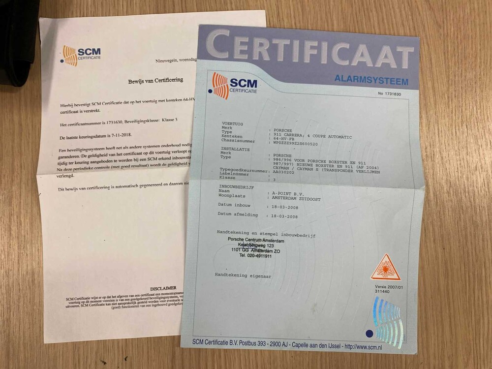 Porsche 911 Carrera 4 996 3.6 Coupé 320PS -Orig. NL- 2002, 64-HV-FB