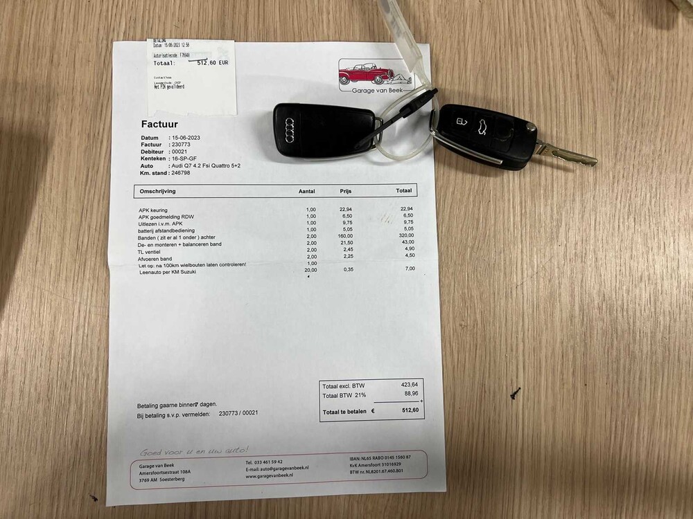 Audi Q7 Quattro 4.2 V8 FSI Pro Line+ -Youngtimer- 2006 -Orig. NL-, 16-SP-GF 