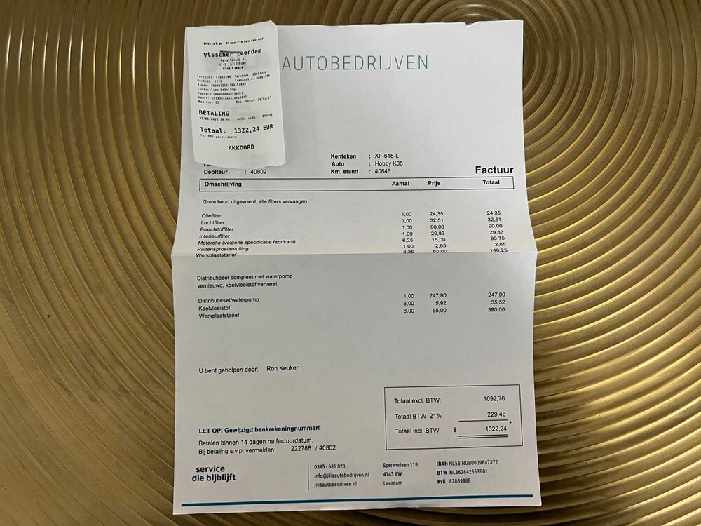 Fiat Ducato Hobby Vantana K65 180pk 2016, XF-618-L Camper