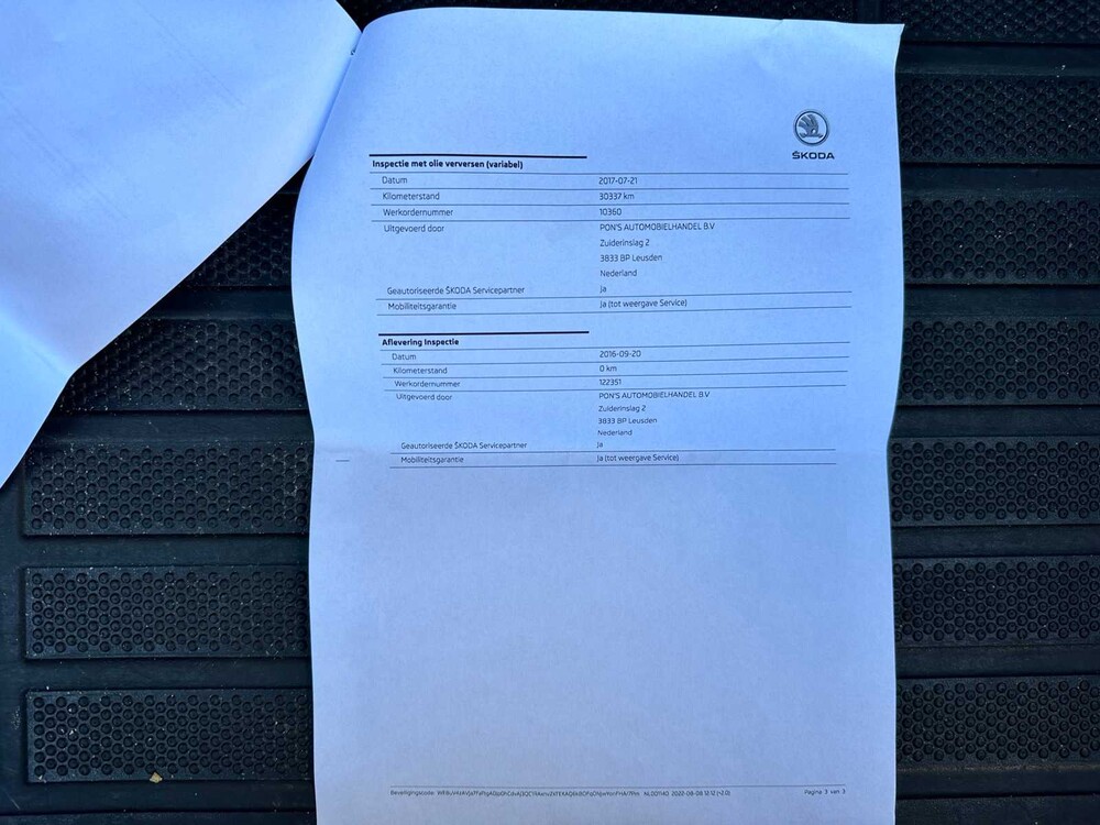 Skoda Octavia 1.0 TSI Greentech Ambition Business 116PS 2016 -Orig. NL-, KJ-172-H