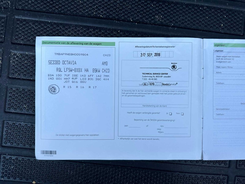 Skoda Octavia 1.0 TSI Greentech Ambition Business 116PS 2016 -Orig. NL-, KJ-172-H