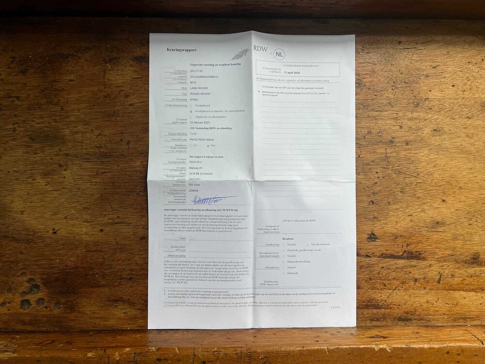 Land Rover Range Rover 3.0 TDV6 Autobiography -FACELIFT 258pk 2018 -Orig. NL-, SH-171-R