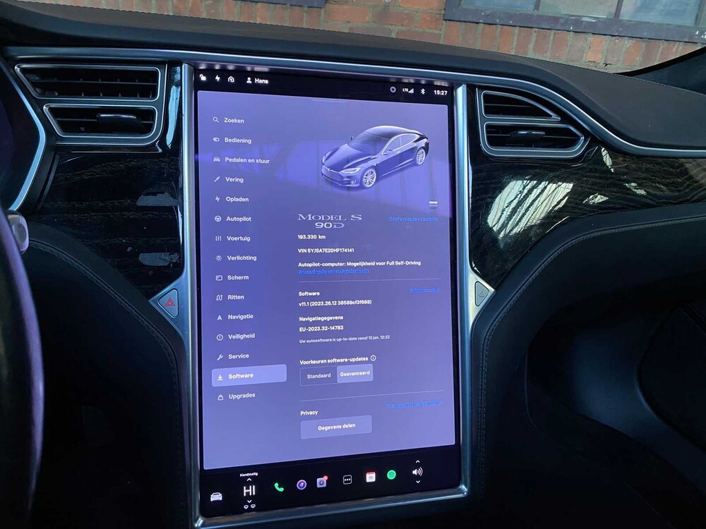 Tesla Model S 90D Base 421hp -FREE SUPERCHARGING- 2017 -ORIG. NL-, NJ-741-L