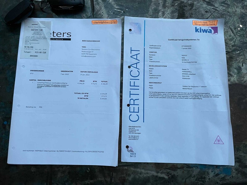 Tesla Model S 75D Base 333hp -Orig. NL-, RZ-575-T