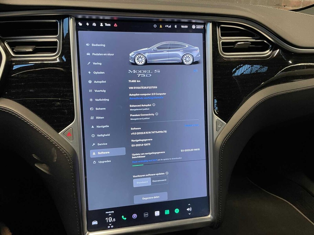 Tesla Model S 75D Base 333hp -Orig. NL-, RZ-575-T