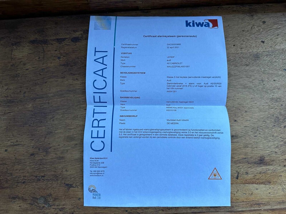 Audi A5 Cabriolet S-Line 45 TFSI Quattro Launch Edition Sport 245pk 2020, L-878-DF