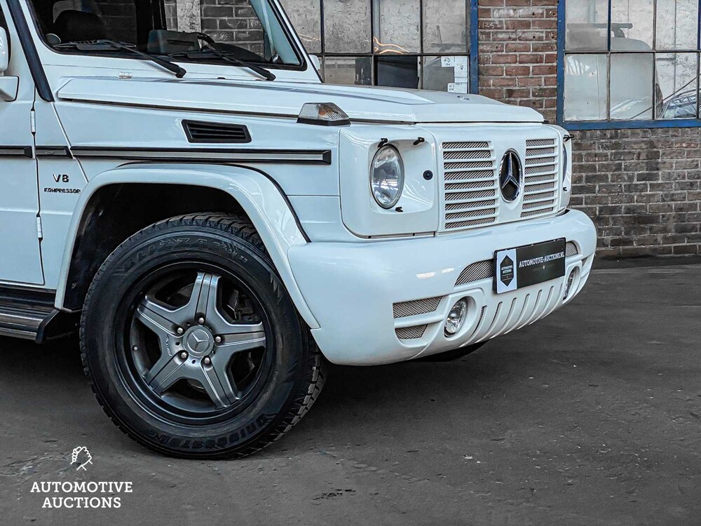 Mercedes-Benz G55 AMG Lang DESIGNO 5.5 V8 476pk 700Nm 2005 Youngtimer