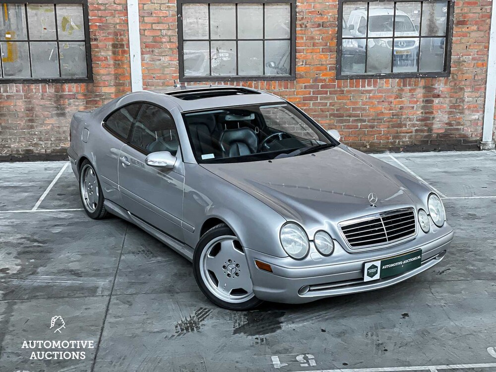 Mercedes-Benz CLK55 AMG 5.5 V8 CLK-Class Coupé 347hp 2001, G-042-JD -Youngtimer-