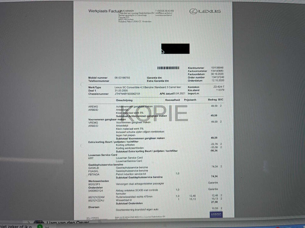 Lexus SC 430 286hp 2005 Cabriolet, ZD-824-T -Youngtimer