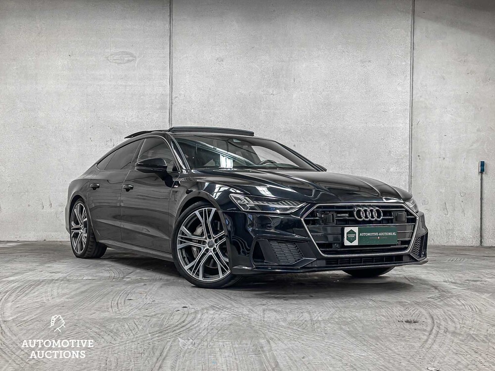 Audi A7 Sportback S-Line 55 TFSI 3.0 V6 Quattro Pro Line Plus 340pk 2018, H-638-PP