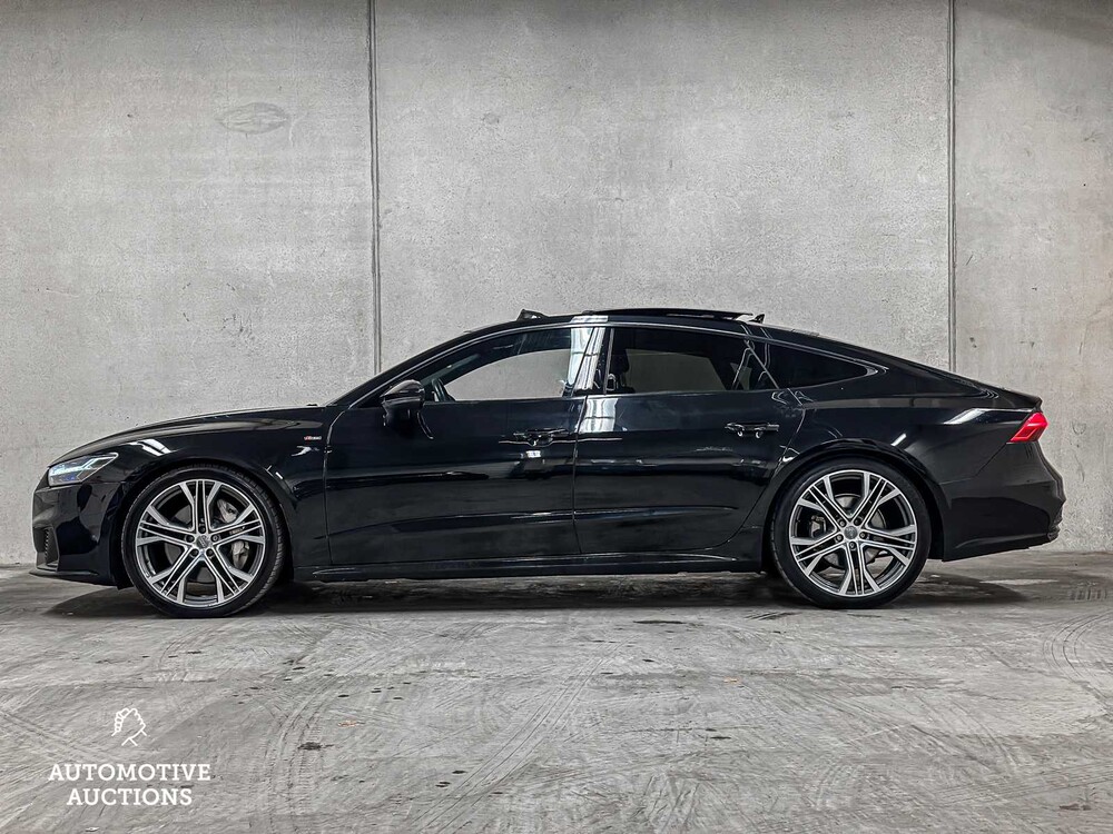 Audi A7 Sportback S-Line 55 TFSI 3.0 V6 Quattro Pro Line Plus 340pk 2018, H-638-PP