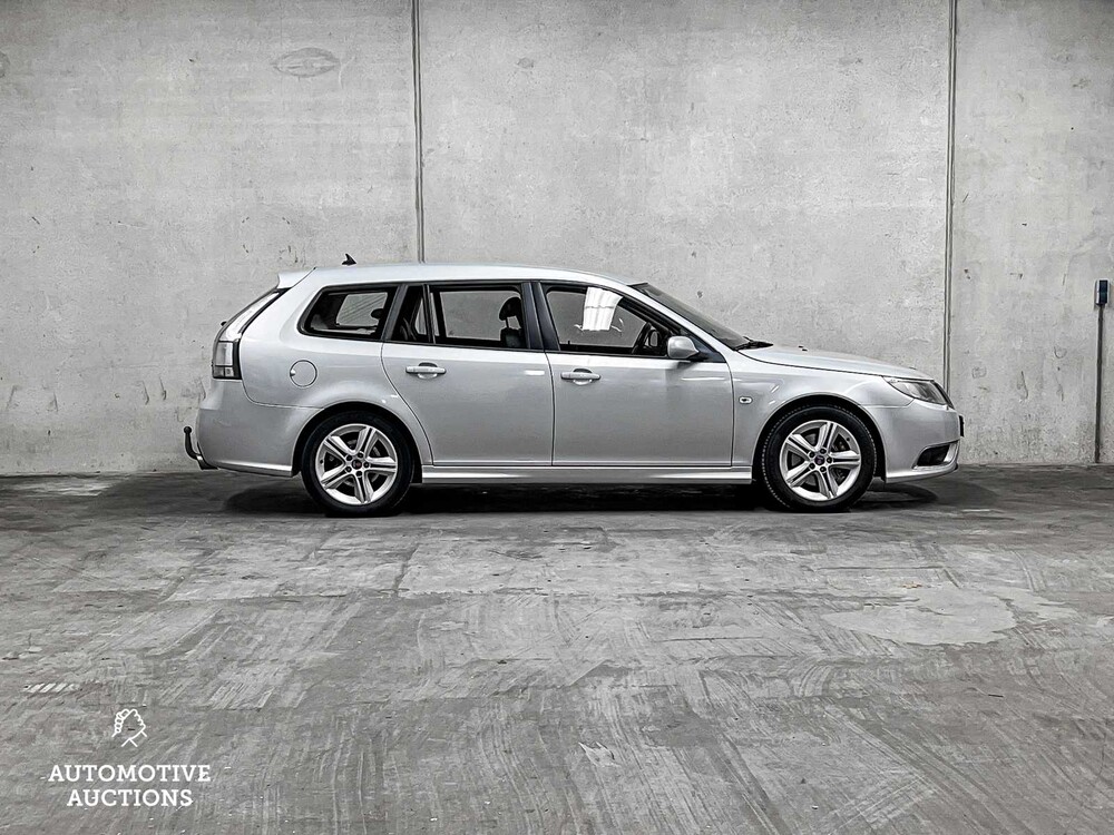Saab 9-3 Sport Estate 2.8 Turbo V6 Aero 280pk 2008, X-506-DH -Youngtimer-