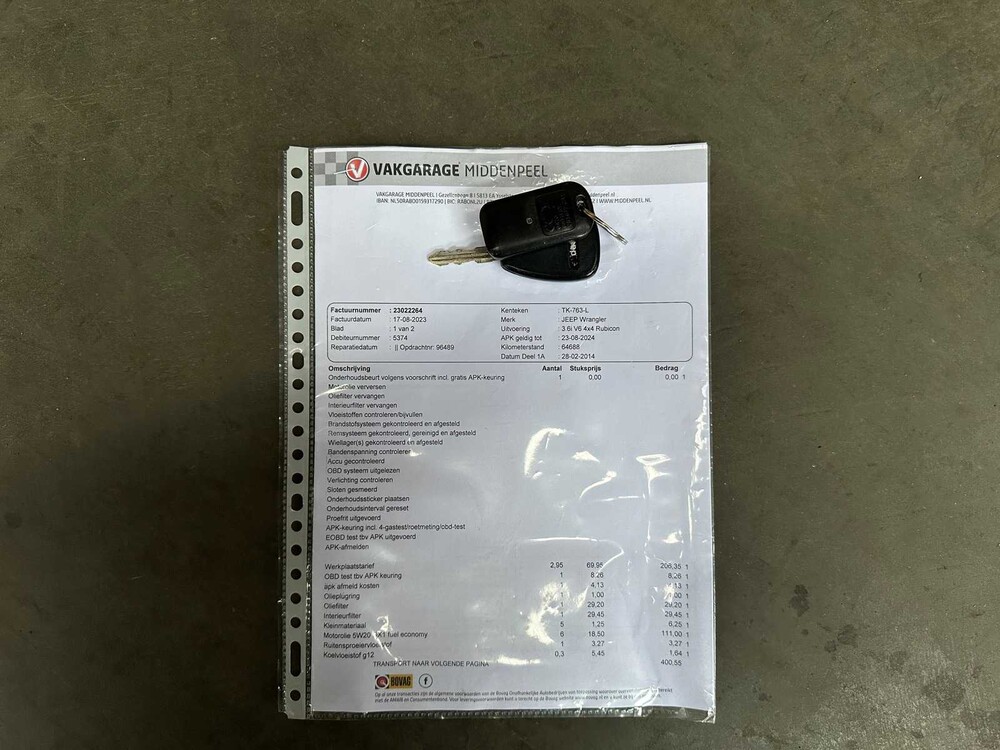 Jeep Wrangler Unlimited 3.6 V6 Polar 4x4 JK Unlimited Rubicon 350PS 2014, TK-763-L