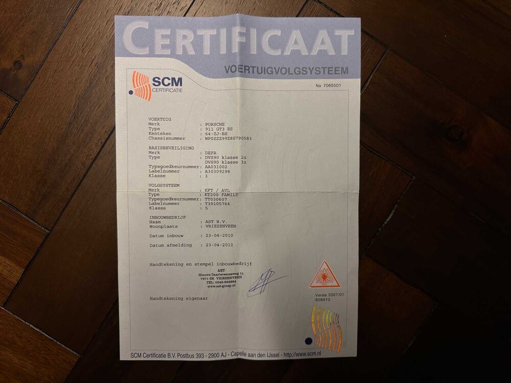 Porsche 911 GT3 RS 997 3.6 415pk -Handgeschakeld- 2008 Sport-Chrono, 64-ZJ-BH -Youngtimer-