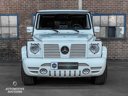 Mercedes-Benz G55 AMG Lang DESIGNO 5.5 V8 476pk 700Nm 2005 Youngtimer