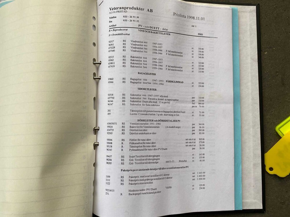 Volvo PV444E 44PS 1953