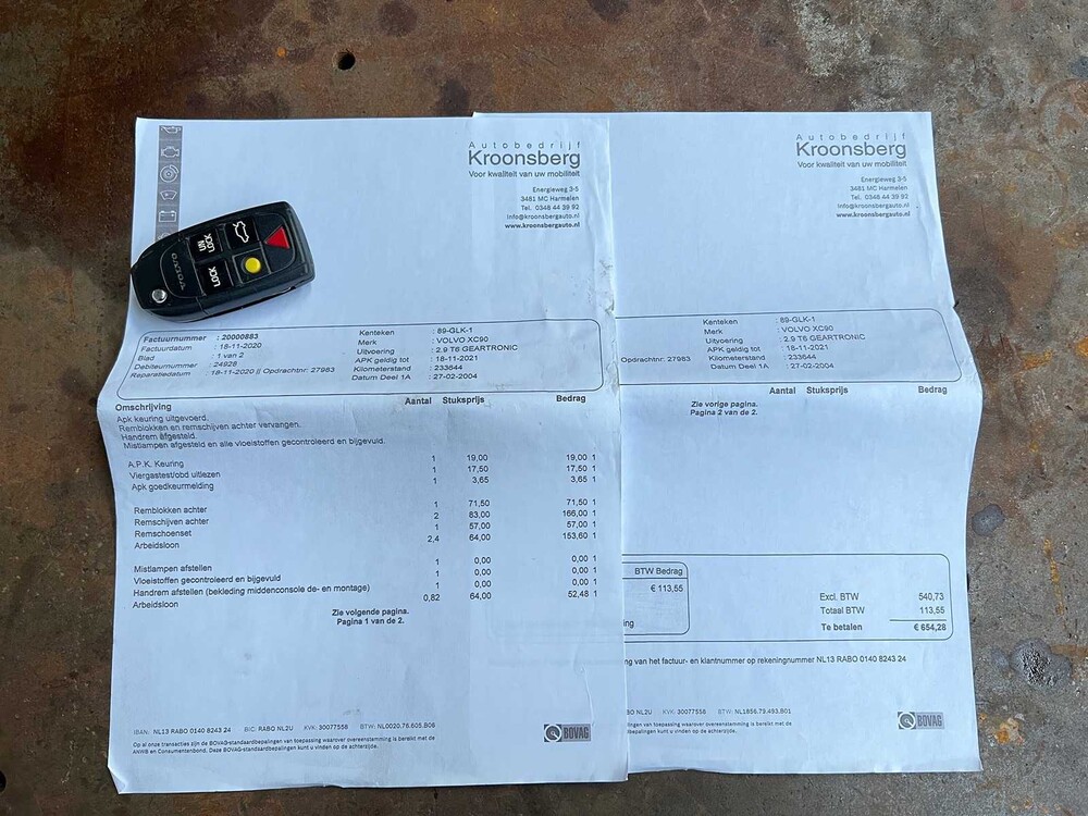 Volvo XC90 2.9 T6 Elite 272hp 2004, 89-GLK-1