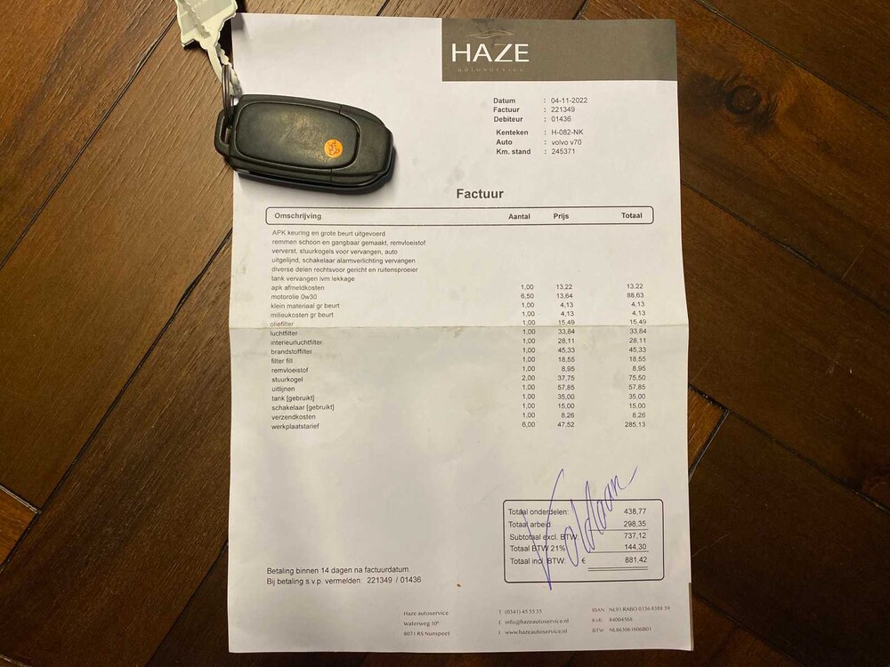 Volvo V70 2.4D 131hp 2004, H-082-NK