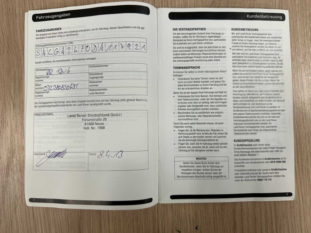 Land Rover Range Rover 3.0 TDV6 Vogue 258PS 2013, 3-TSZ-45