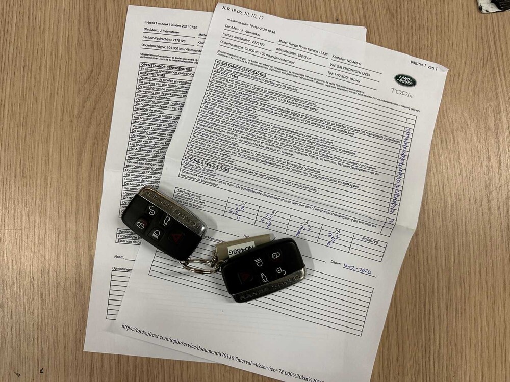 Land Rover Range Rover 2.0 eD4 US SE Dynamic 150PS 2017 ORIG-NL, ND-468-G